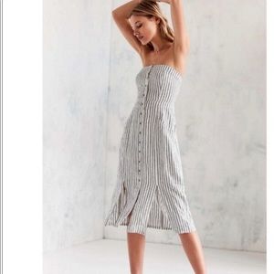 BDG strapless midi dress